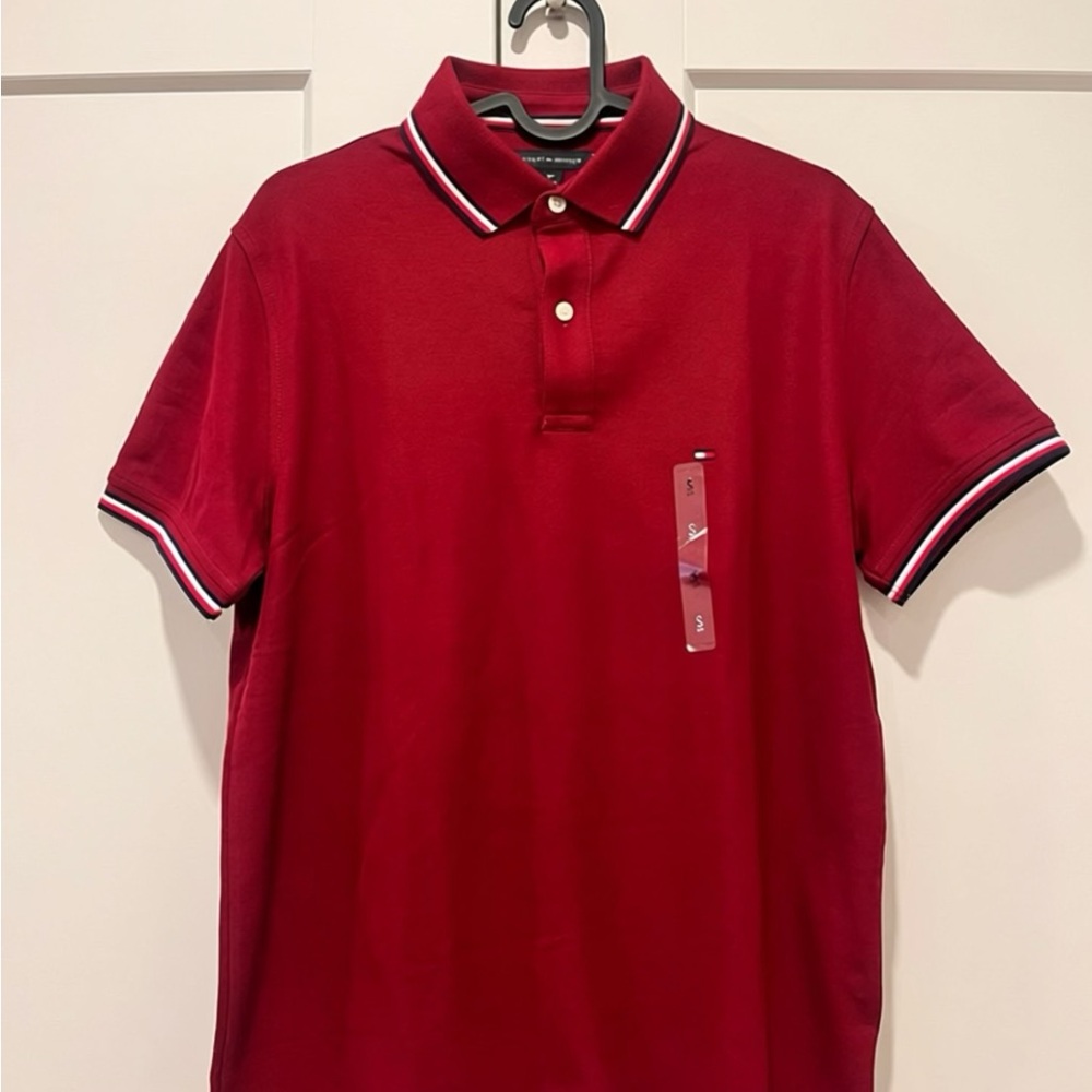 Tommy Hilfiger Deep Red Polo Shirt